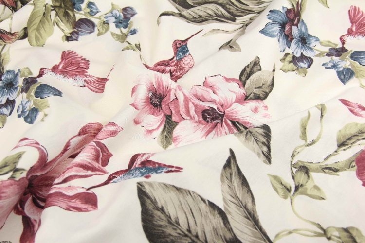 Poduszka z poszewką dekoracyjna bawełniana plamoodporna Kolibri