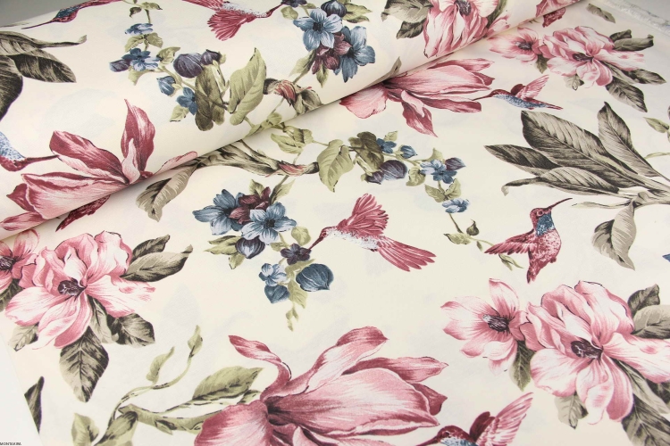 Poduszka z poszewką dekoracyjna bawełniana plamoodporna Kolibri