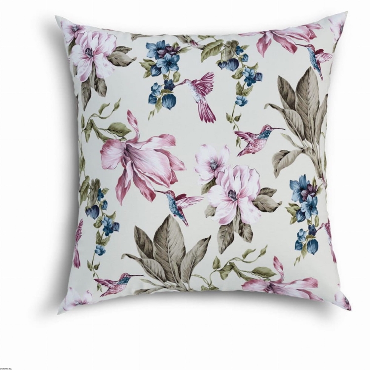 Poduszka z poszewką dekoracyjna bawełniana plamoodporna Kolibri