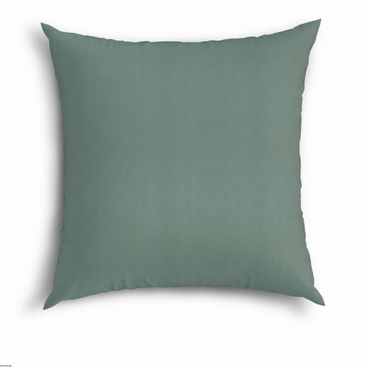 Poduszka z bawełnianą poszewka zielona