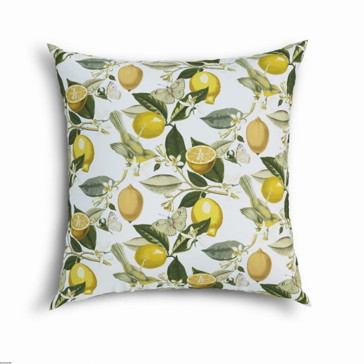 Poduszka z poszewką ogrodowa wzór Cytryny