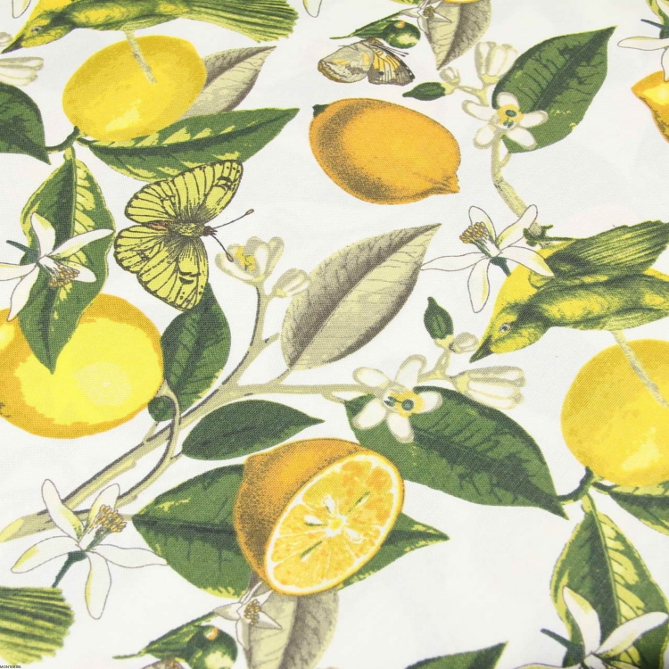 Poduszka z poszewką ogrodowa wzór Cytryny