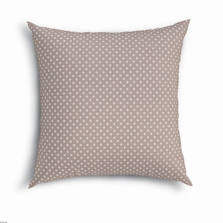 Poduszka dekoracyjna z bawełnianą poszewką biały wzór Krople