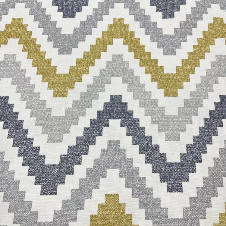 Plamoodporny bawełniany bieżnik z wzorem Zygzak