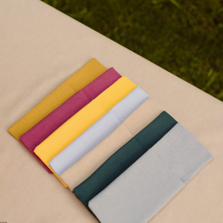 Kieszonka na sztućce z plamoodpornej tkaniny