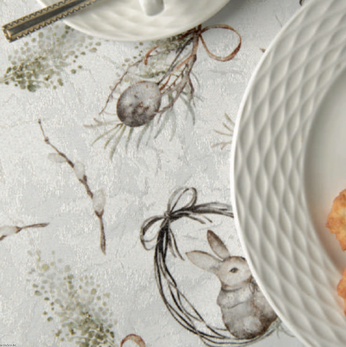 Podkładka pod talerze plamoodporna owalna świąteczna